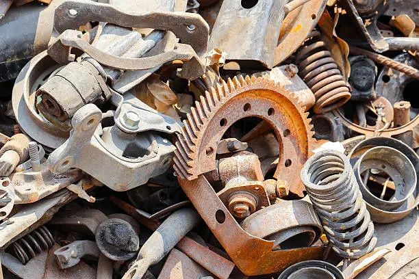 Old machinery scrap